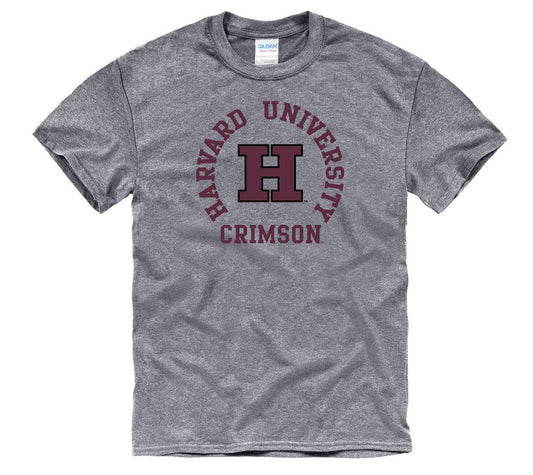 Harvard Crimson Adult Team Spirit T-Shirt - Graphite