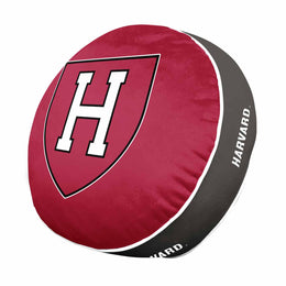 Harvard Crimson Team Logo 15 Inch Ultra Soft Stretch Plush Pillow - Crimson