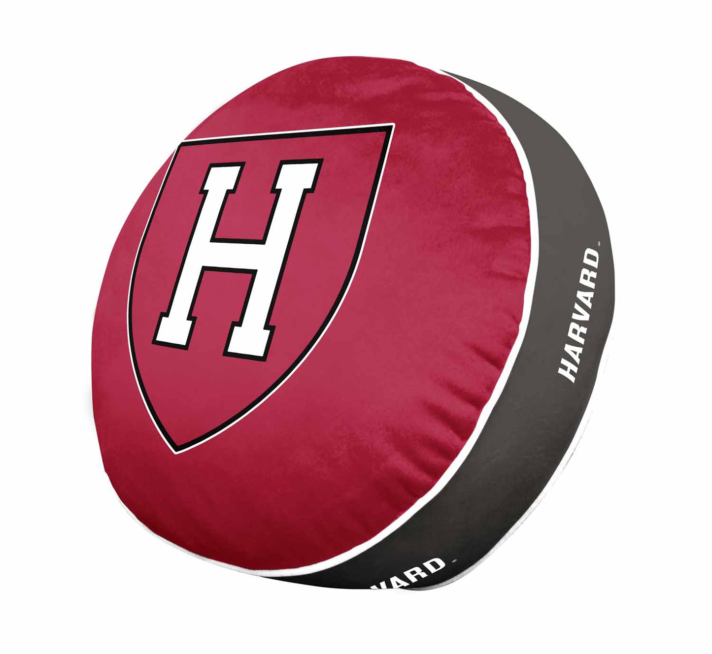 Harvard Crimson Team Logo 15 Inch Ultra Soft Stretch Plush Pillow - Crimson