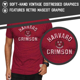 Harvard Crimson Adult College Team Color T-Shirt - Crimson
