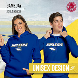 Hofstra Pride Adult Arch & Logo Soft Style Gameday Hooded Sweatshirt - Royal