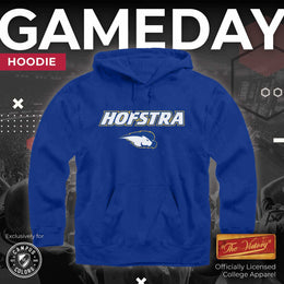Hofstra Pride Adult Arch & Logo Soft Style Gameday Hooded Sweatshirt - Royal