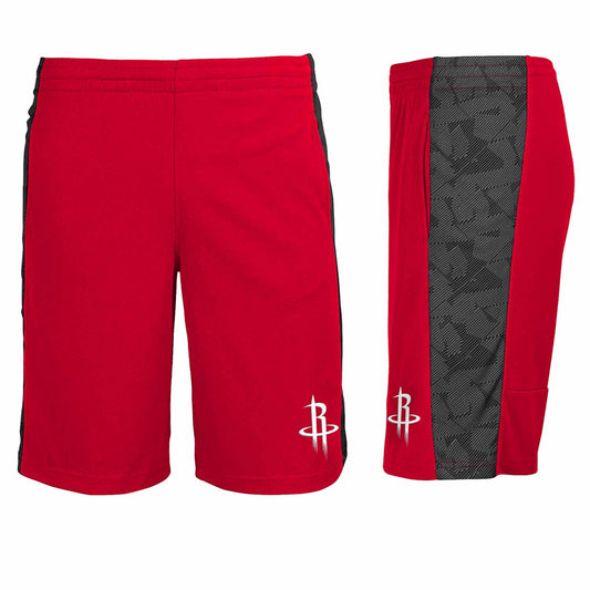 Houston Rockets  Youth NBA Performance Shooter Shorts  - Red
