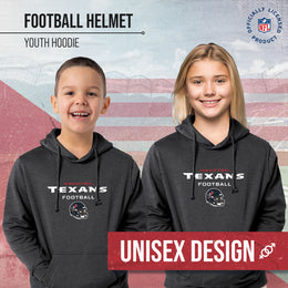 Houston Texans NFL Youth Football Helmet Hood - Charcoal