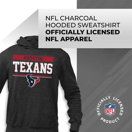 Houston Texans NFL Adult Gameday Charcoal Hooded Sweatshirt - Charcoal