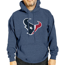 Houston Texans NFL Adult Unisex Modern Throwback Ultra Soft Fleece Hooded Sweatshirt - Navy