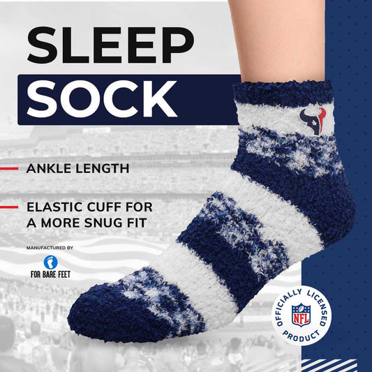 Houston Texans NFL Cozy Soft Slipper Socks - Navy