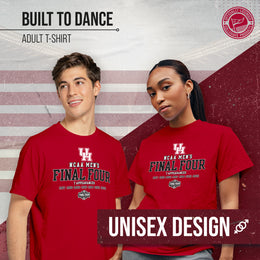 Houston Cougars 2025 NCAA Men's Basketball Tournament Built To Dance T-Shirt - Red