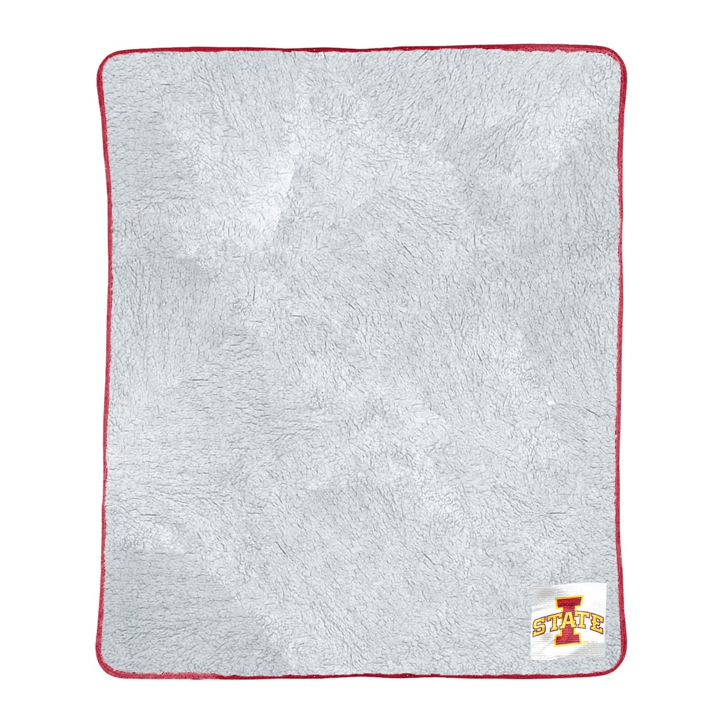 Iowa State Cyclones NCAA Silk Sherpa College Throw Blanket - Red