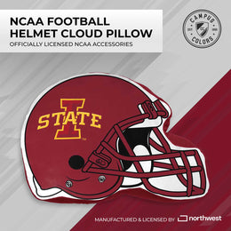 Iowa State Cyclones NCAA Helmet Super Soft Football Pillow - Cardinal