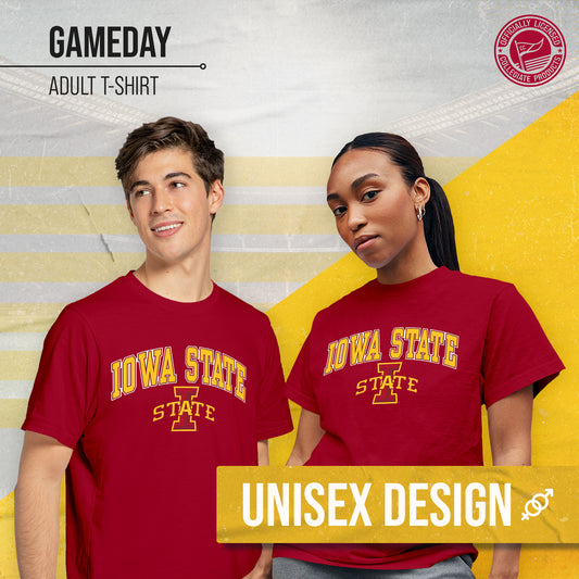 Iowa State Cyclones NCAA Adult Gameday Cotton T-Shirt - Cardinal