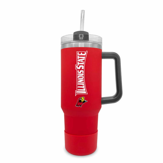 Illinois State Redbirds College & University 40 oz Travel Tumbler With Handle - Red
