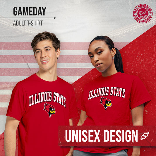 Illinois State Redbirds NCAA Adult Gameday Cotton T-Shirt - Red