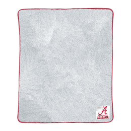 Alabama Crimson Tide NCAA Silk Sherpa College Throw Blanket - Crimson