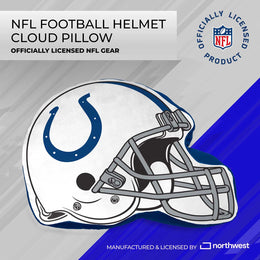 Indianapolis Colts NFL Helmet Football Super Soft Plush Pillow - Blue