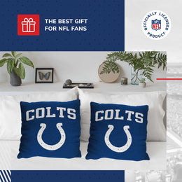 Indianapolis Colts NFL Decorative Football Throw Pillow - Blue