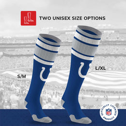 Indianapolis Colts NFL Adult Knee High-Performance Socks - Blue