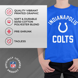 Indianapolis Colts NFL Youth Gameday Football T-Shirt - Royal