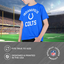 Indianapolis Colts NFL Youth Gameday Football T-Shirt - Royal