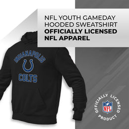 Indianapolis Colts NFL Youth Gameday Hooded Sweatshirt - Black