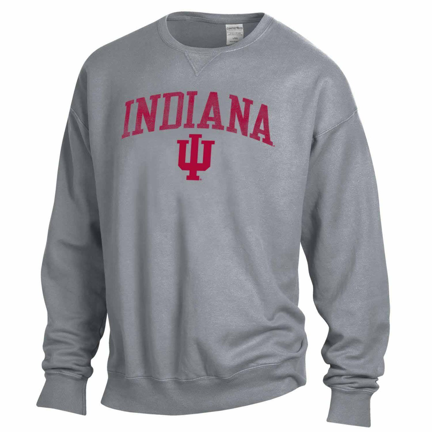 Indiana Hoosiers Adult Ultra Soft Comfort Wash Crewneck Sweatshirt - Team Color