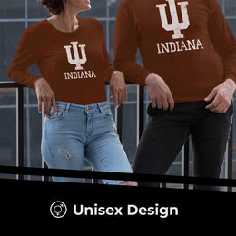 Indiana Hoosiers NCAA MVP Adult Long-Sleeve Shirt - Crimson