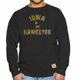 Iowa Hawkeyes Adult University Crewneck - Black