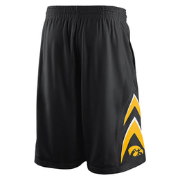 Iowa Hawkeyes  Adult Replica Basketball Shorts - Black
