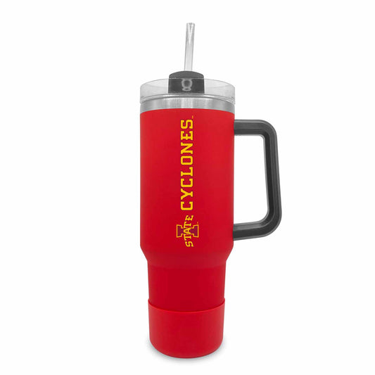 Iowa State Cyclones College & University 40 oz Travel Tumbler With Handle - Cardinal