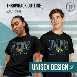 Jacksonville Jaguars NFL Adult Overtime Blueprint Tag-Less T-Shirt - Black