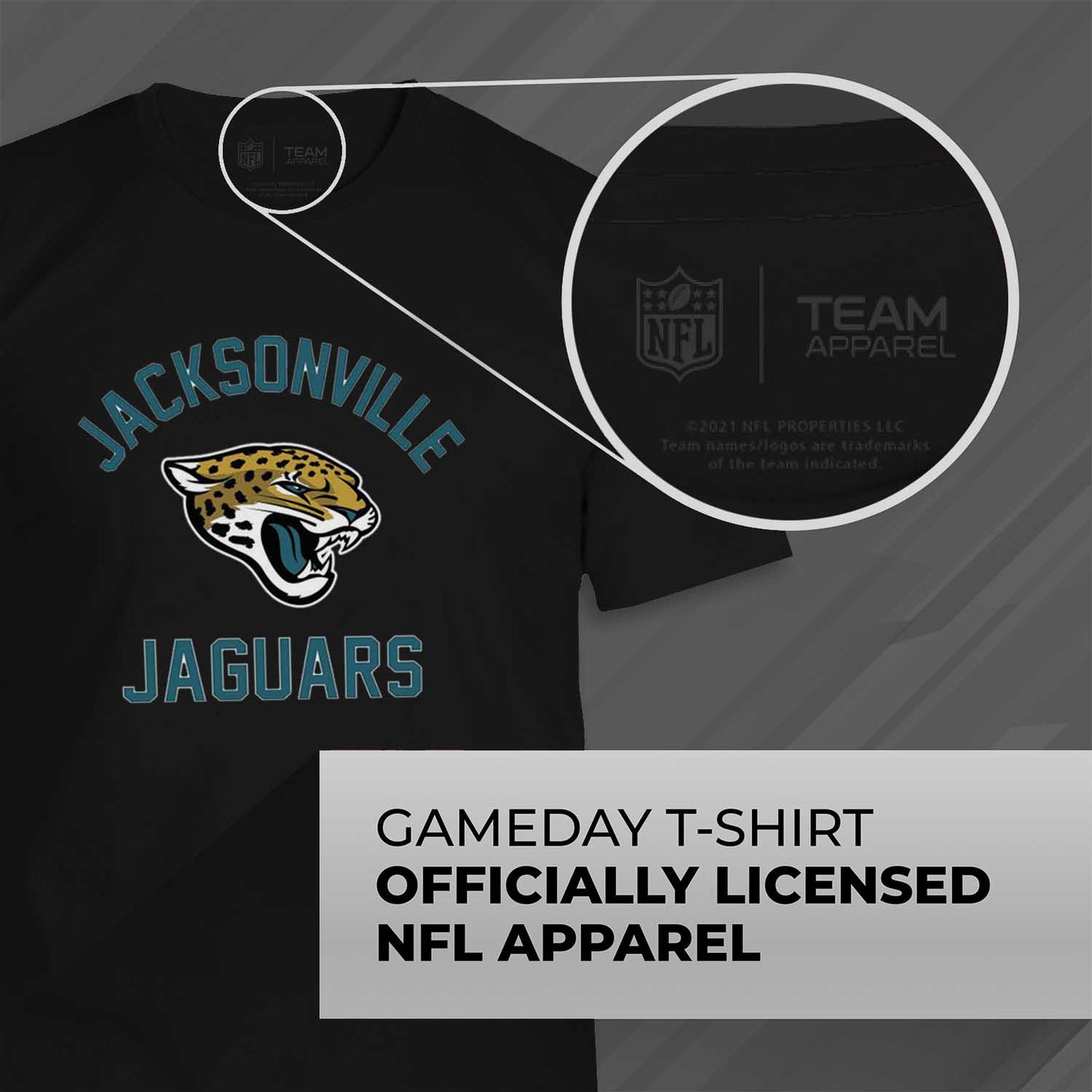 Jacksonville Jaguars NFL Adult Gameday T-Shirt - Black