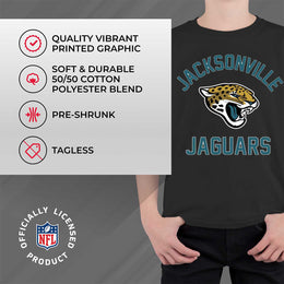 Jacksonville Jaguars NFL Youth Gameday Football T-Shirt - Black