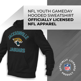 Jacksonville Jaguars NFL Youth Gameday Hooded Sweatshirt - Black