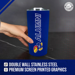 Kansas Jayhawks NCAA Stainless Steel Travel Tumbler for Alumni - Royal