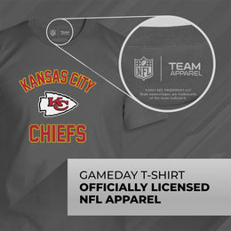 Kansas City Chiefs NFL Adult Gameday T-Shirt - Sport Gray