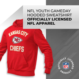 Kansas City Chiefs NFL Youth Gameday Hooded Sweatshirt - Red