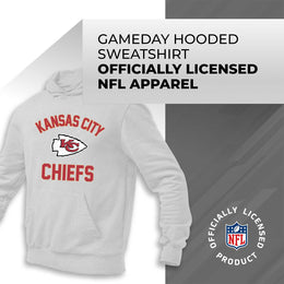 Kansas City Chiefs NFL Adult Gameday Hooded Sweatshirt - Sport Gray