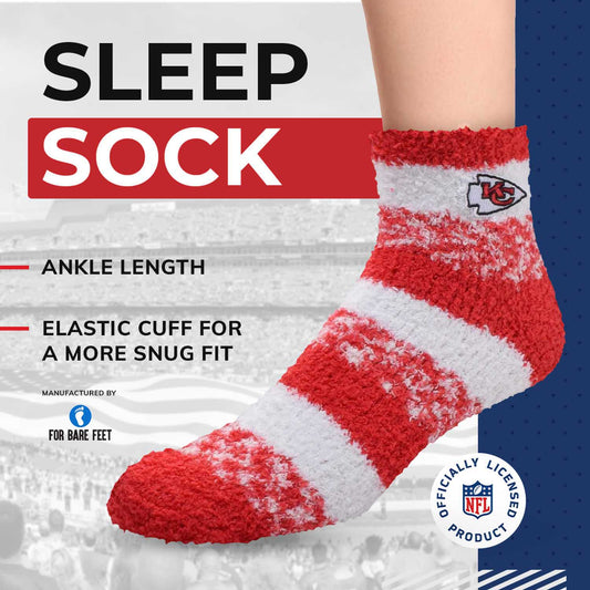 Kansas City Chiefs NFL Cozy Soft Slipper Socks - Red