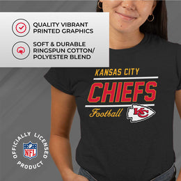 Kansas City Chiefs NFL Gameday Women's Relaxed Fit T-shirt - Black