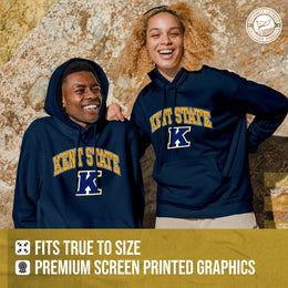 Kent State Golden Flashes Adult Arch & Logo Soft Style Gameday Hooded Sweatshirt - Navy