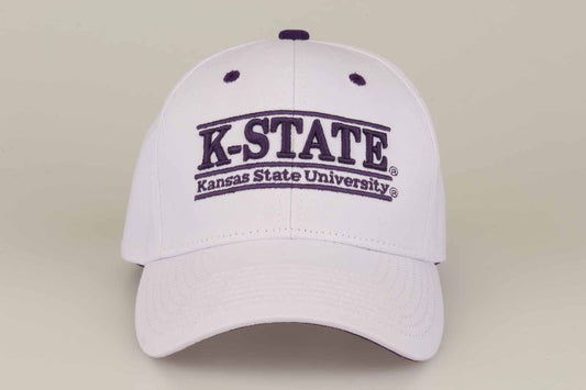 Kansas State Wildcats Adult Game Bar Adjustable Hat - White