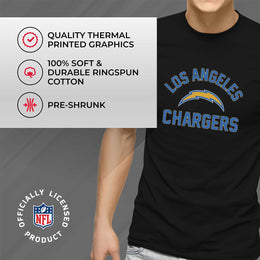 Los Angeles Chargers NFL Adult Gameday T-Shirt - Black