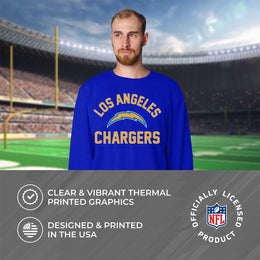 Los Angeles Chargers NFL Adult Gameday Football Crewneck Sweatshirt - Royal