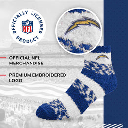 Los Angeles Chargers NFL Cozy Soft Slipper Socks - Royal