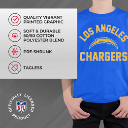 Los Angeles Chargers NFL Youth Gameday Football T-Shirt - Royal