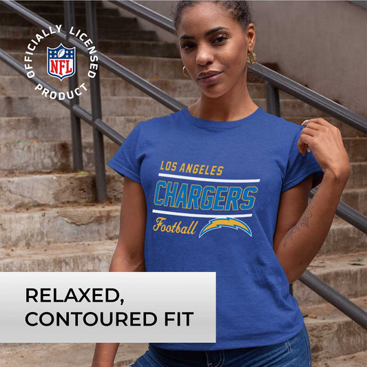 Los Angeles Chargers NFL Gameday Women's Relaxed Fit T-shirt - Royal