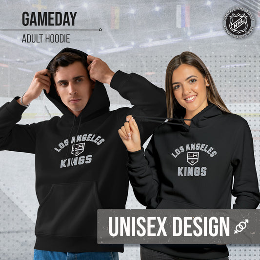 Los Angeles Kings Adult NHL Gameday Hooded Sweatshirt - Black
