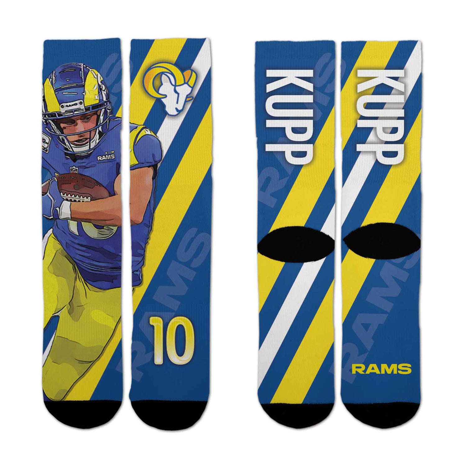 Los Angeles Rams NFL Youth Player Stripe Sock - Blue #10