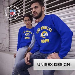 Los Angeles Rams NFL Adult Gameday Football Crewneck Sweatshirt - Royal