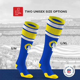 Los Angeles Rams NFL Adult Knee High-Performance Socks - Royal